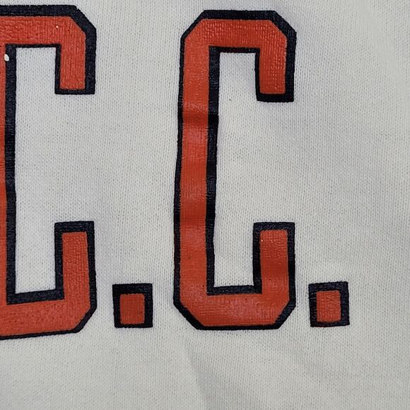 Vintage 80s Champion Hoodie Womens XL 22x24 White NCACC USA - Picture 14 of 16